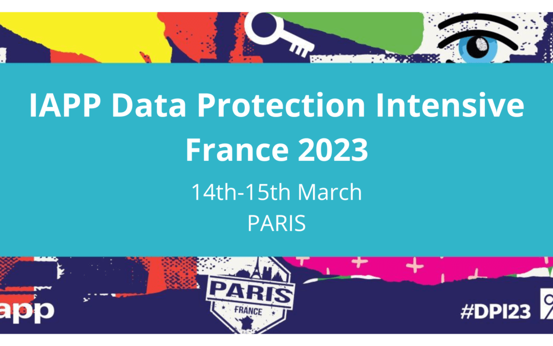 IAPP Data Protection Intensive from March 14th-15th, 2023